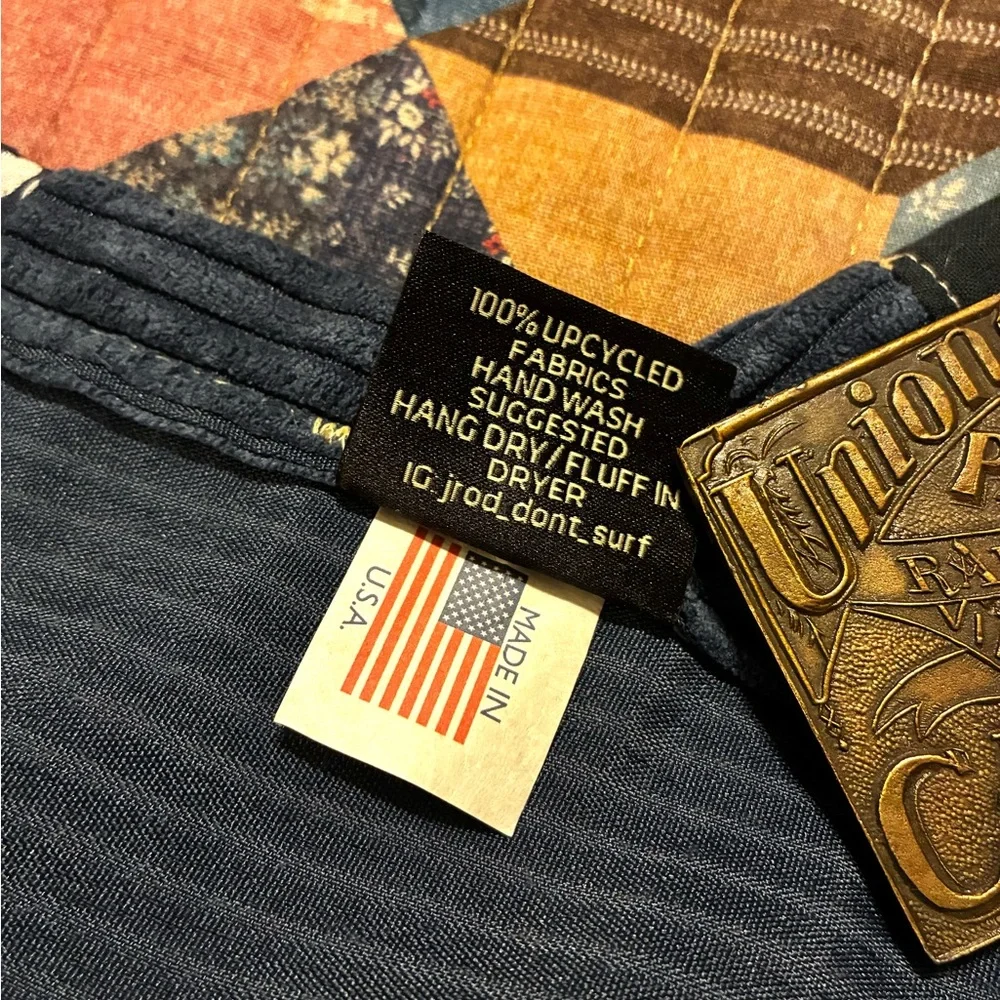CUSTOM RRL/ RL PATCHWORK SCARF (100% UPCYCLED RALPH LAUREN FABRICS)- 1 OF A KIND